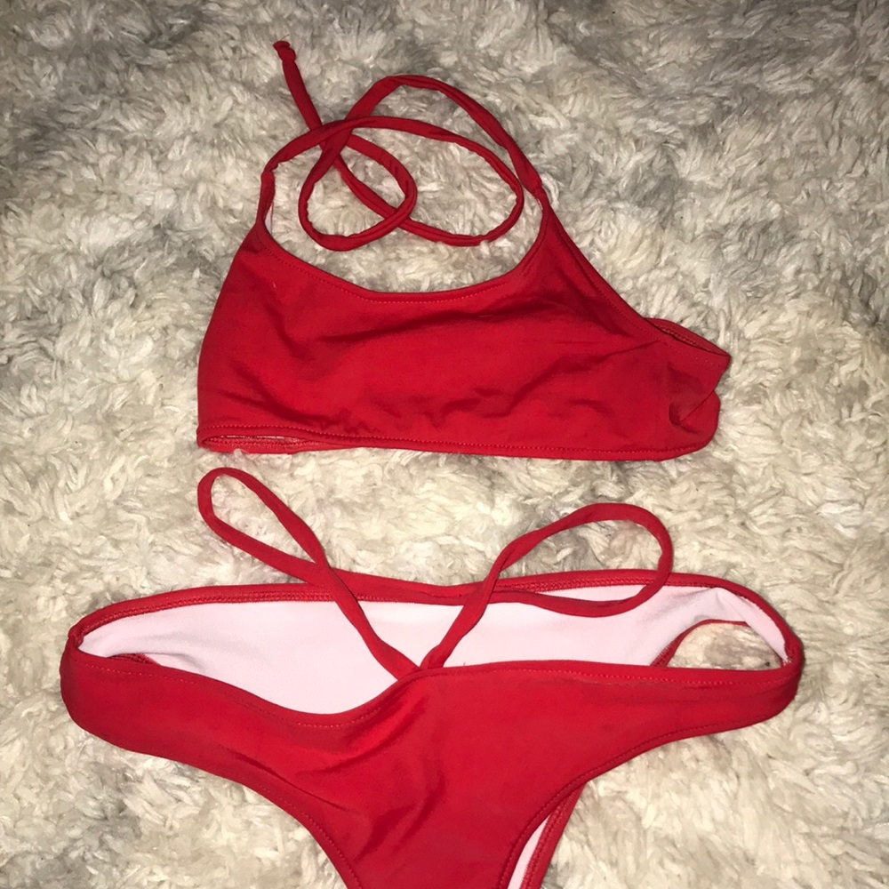 Red bikini set - worn once